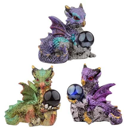 All Seeing Orb Elements Dragon Figurine DRG450