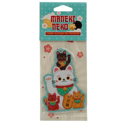 Air Freshener - Cherry Blossom Scented Maneki Neko Lucky Cat AIRF100
