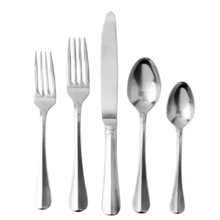 Bistro Bright Satin 5pc Place Setting