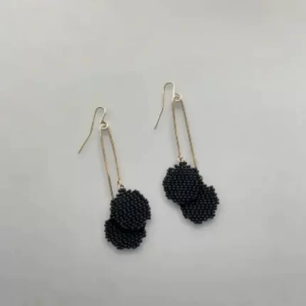 Billy Dangle Earring in Charcoal