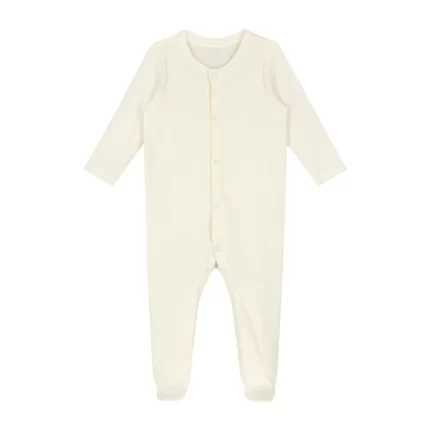 gray label baby sleep suit cream
