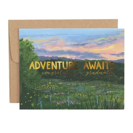 Adventure Awaits Graduation Card