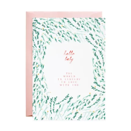 Baby and the World Greeting Card